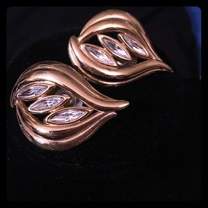 Rhinestones and Gold tone